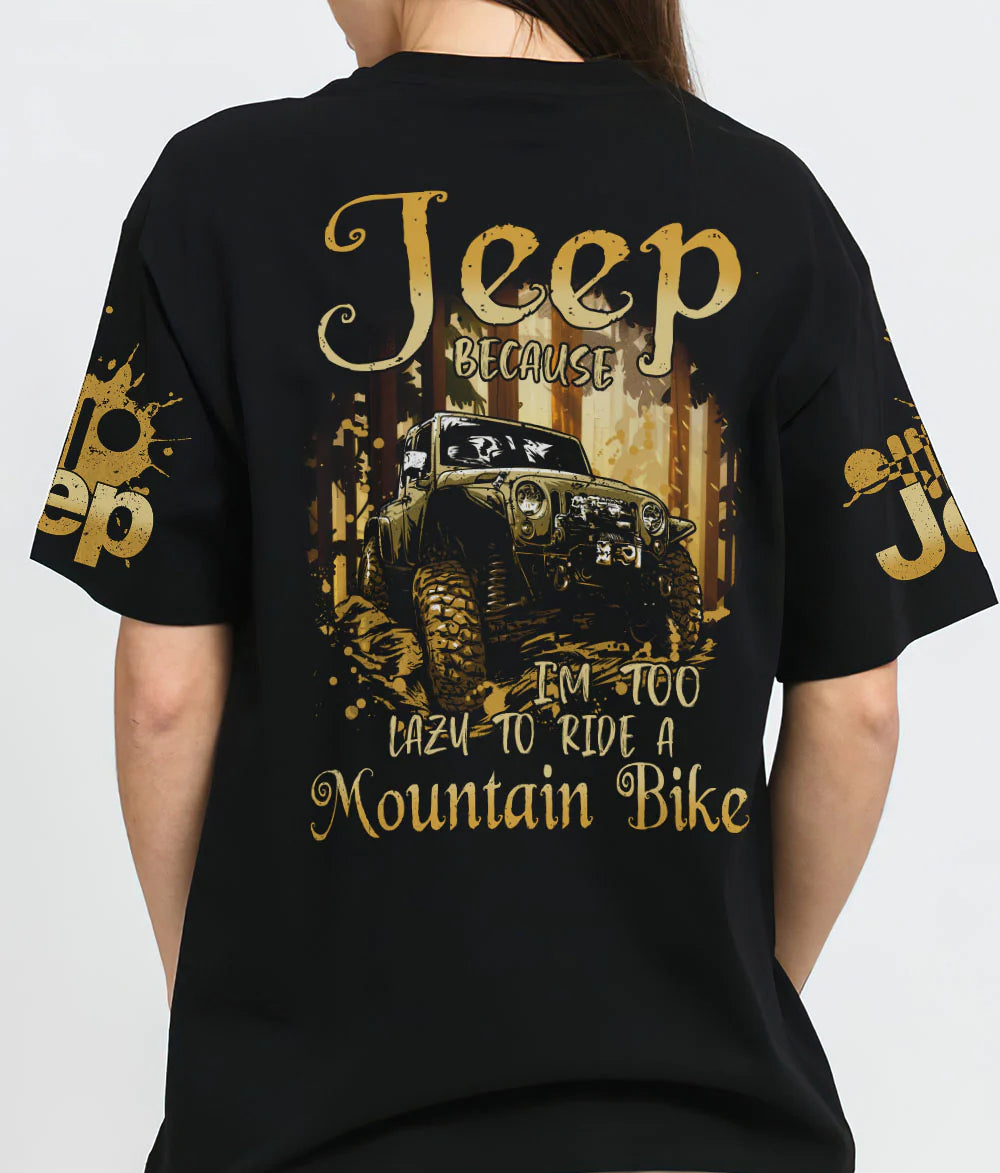 jeep-because-im-too-lazy-forest-t-shirt