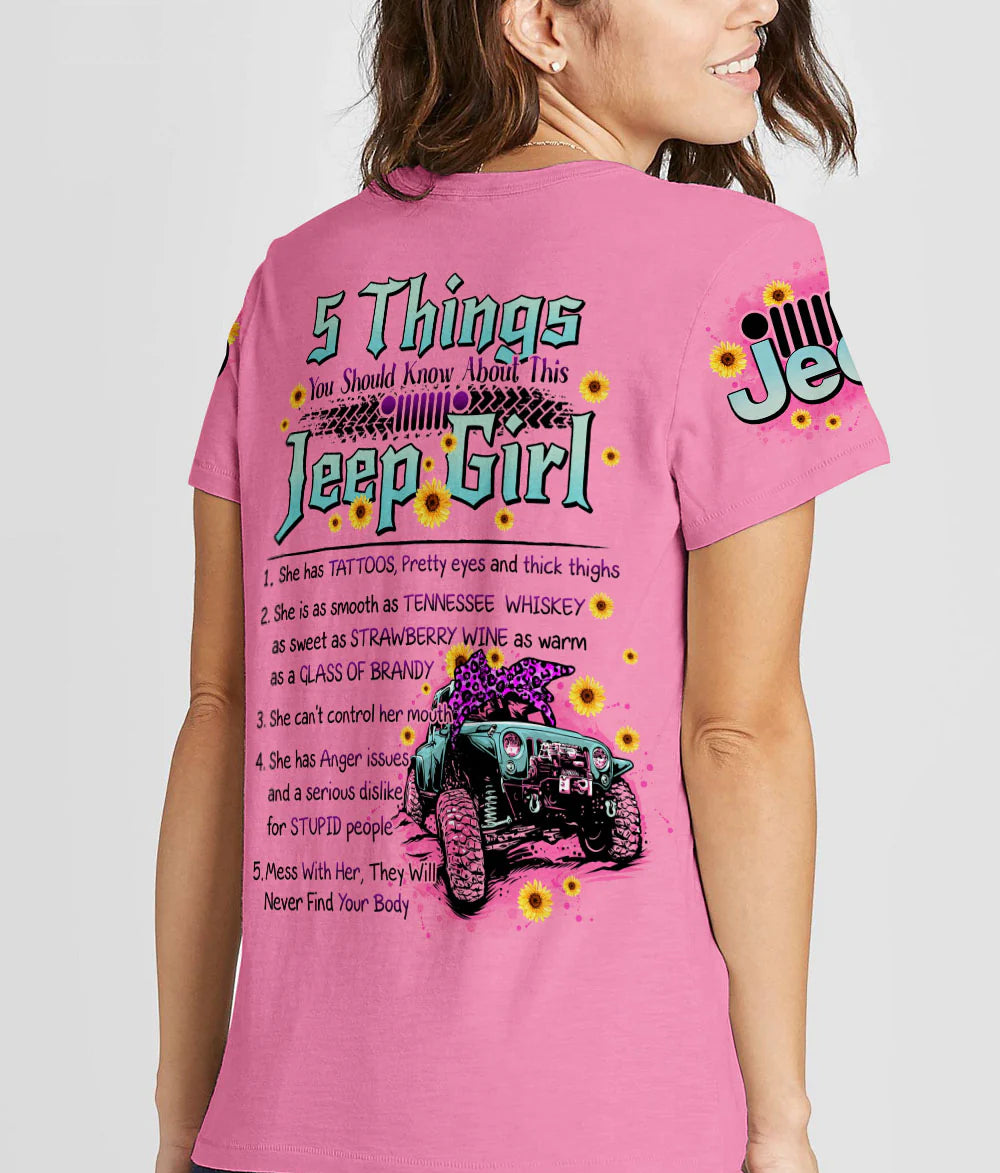 5-things-jeep-girl-daisy-women-v-neck-t-shirt