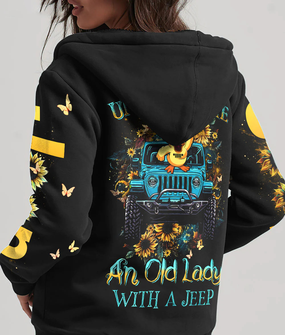 never-underestimate-an-old-lady-jeep-daisy-black-hoodie