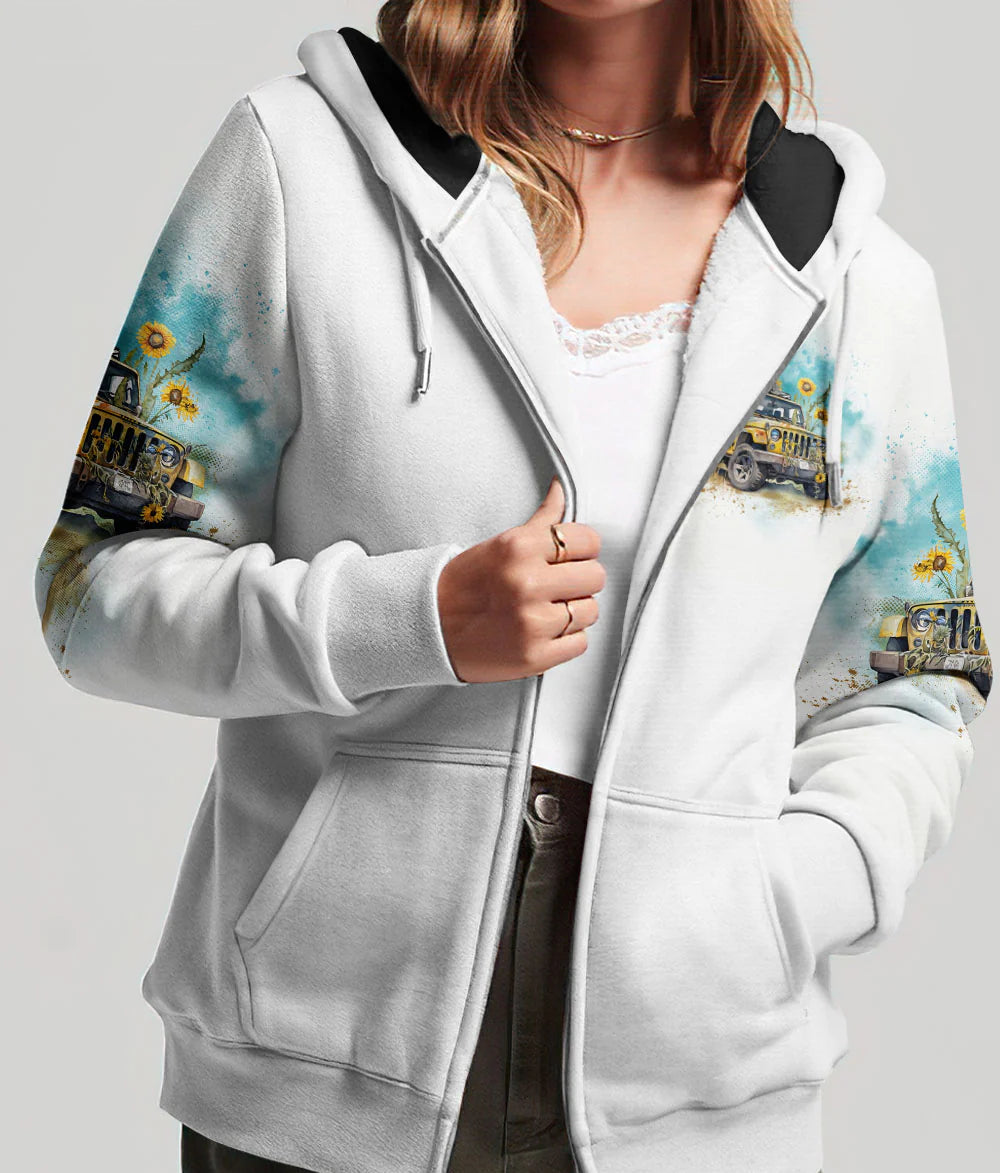 i-just-want-to-drive-my-jeep-sunflower-hoodie