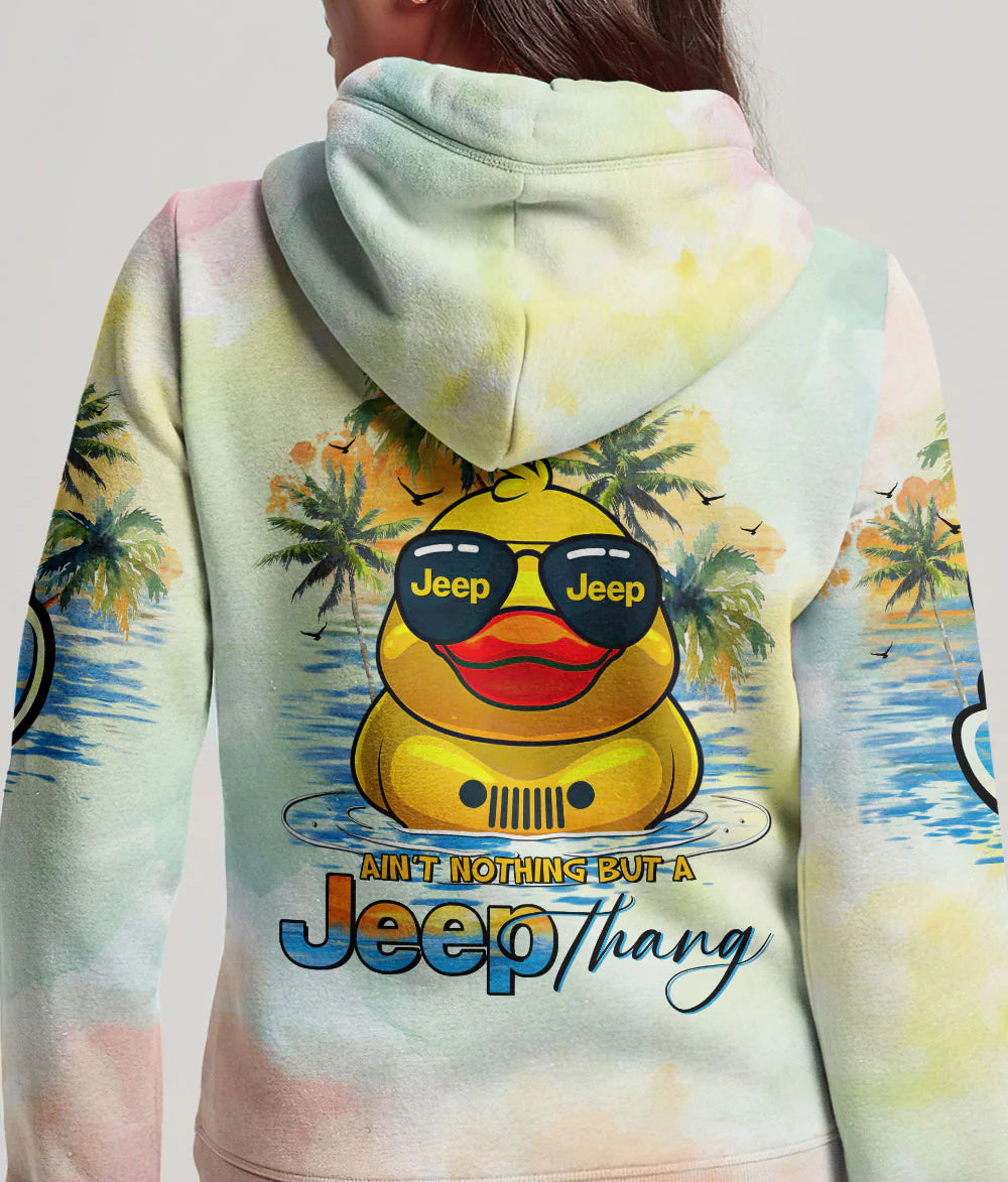 aint-nothing-but-a-jeep-thang-duck-glasses-beach-hoodie