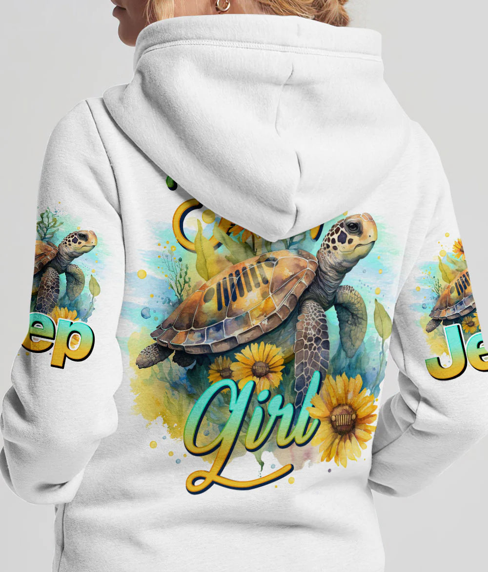 jeep-girl-turtle-sunflower-jeep-hoodie