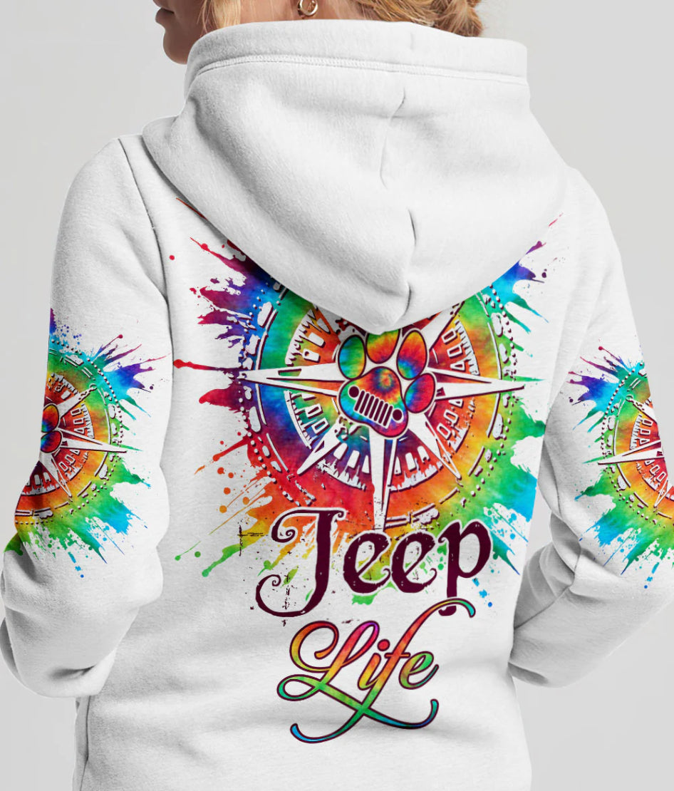 jeep-life-compass-colorful-hoodie