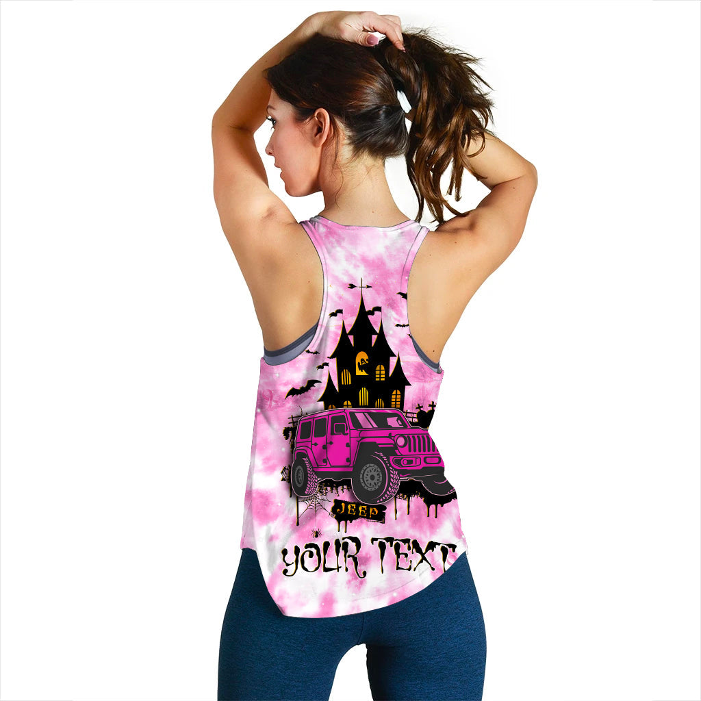 custom-personalised-jeep-breast-cancer-women-racerback-tank-tie-dye-halloween-in-october-we-wear-pink