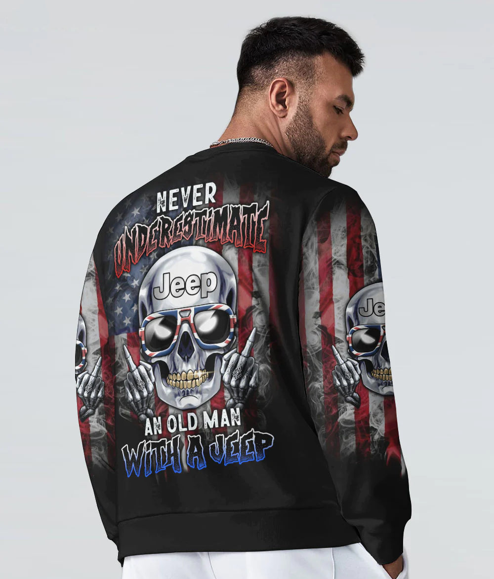 never-underestimate-an-old-man-skull-sweatshirt