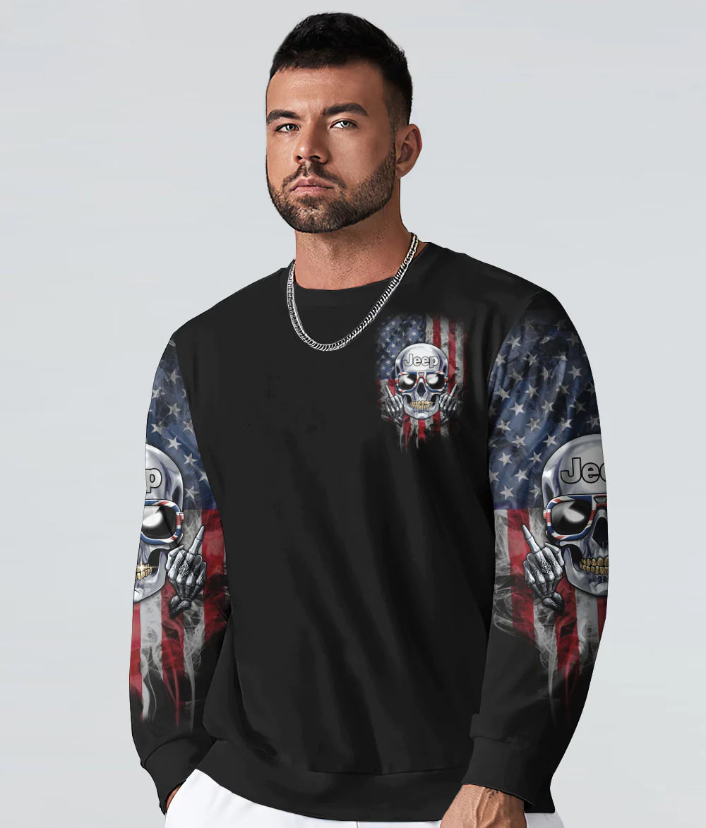 never-underestimate-an-old-man-skull-sweatshirt