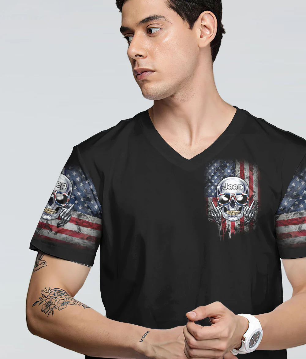 never-underestimate-an-old-man-skull-t-shirt