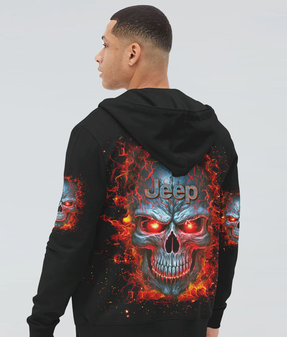 jeep-skull-fire-hoodie