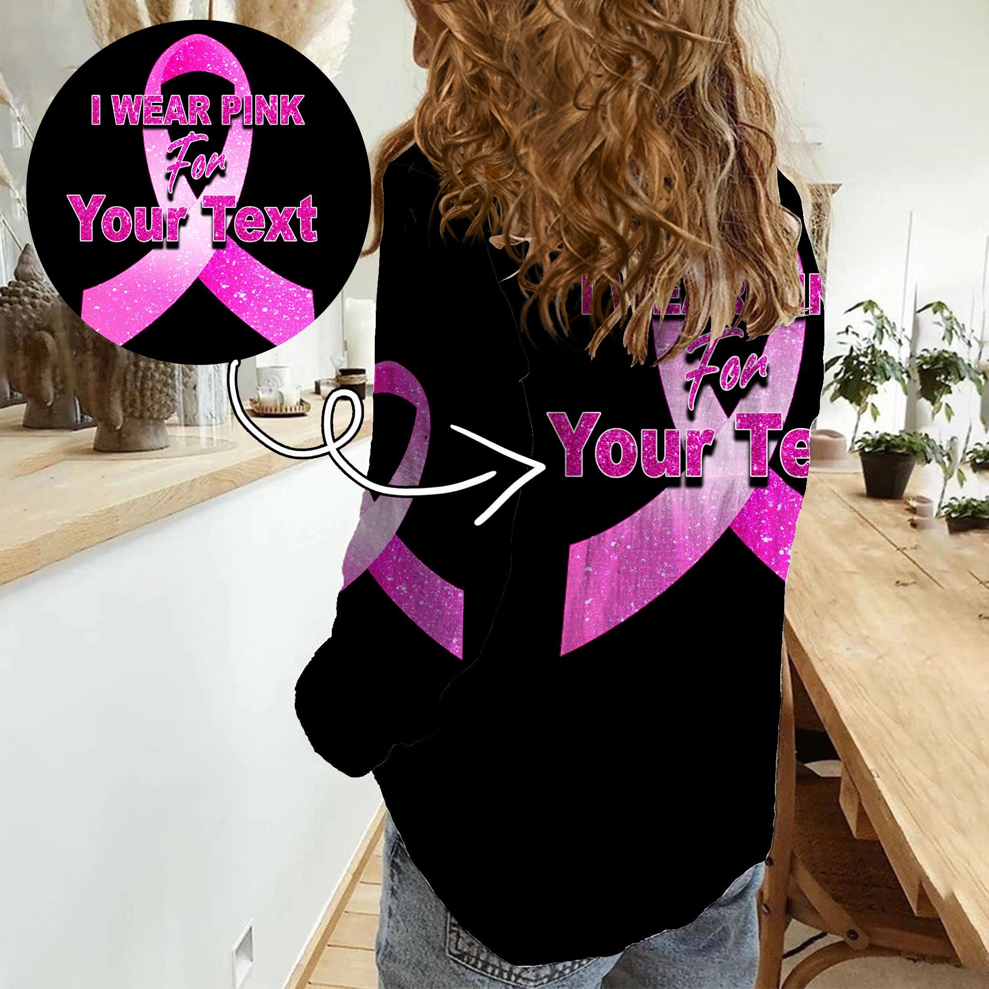 (Custom Personalised) Breast Cancer Casual Shirt Save The Pumpkins Black Style LT6
