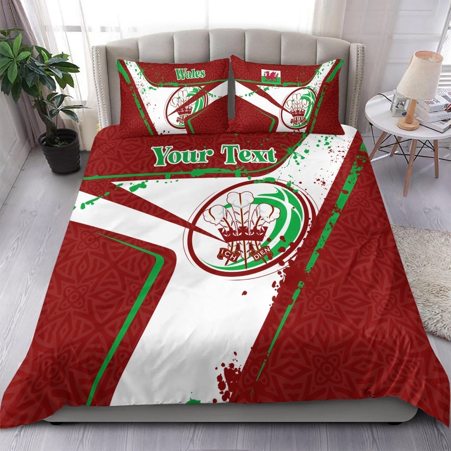 custom-text-wales-rugby-personalised-bedding-set-welsh-rugby