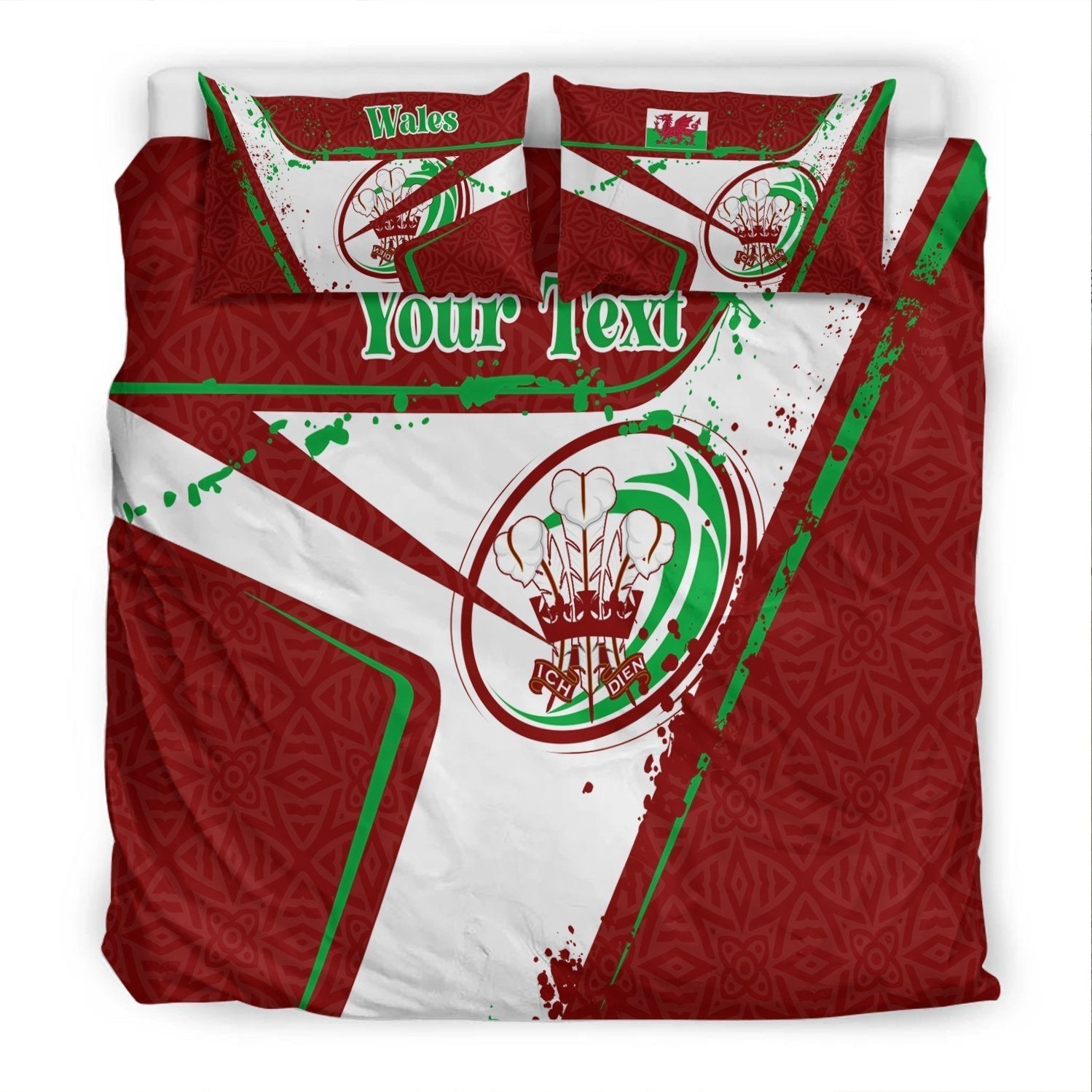 custom-text-wales-rugby-personalised-bedding-set-welsh-rugby