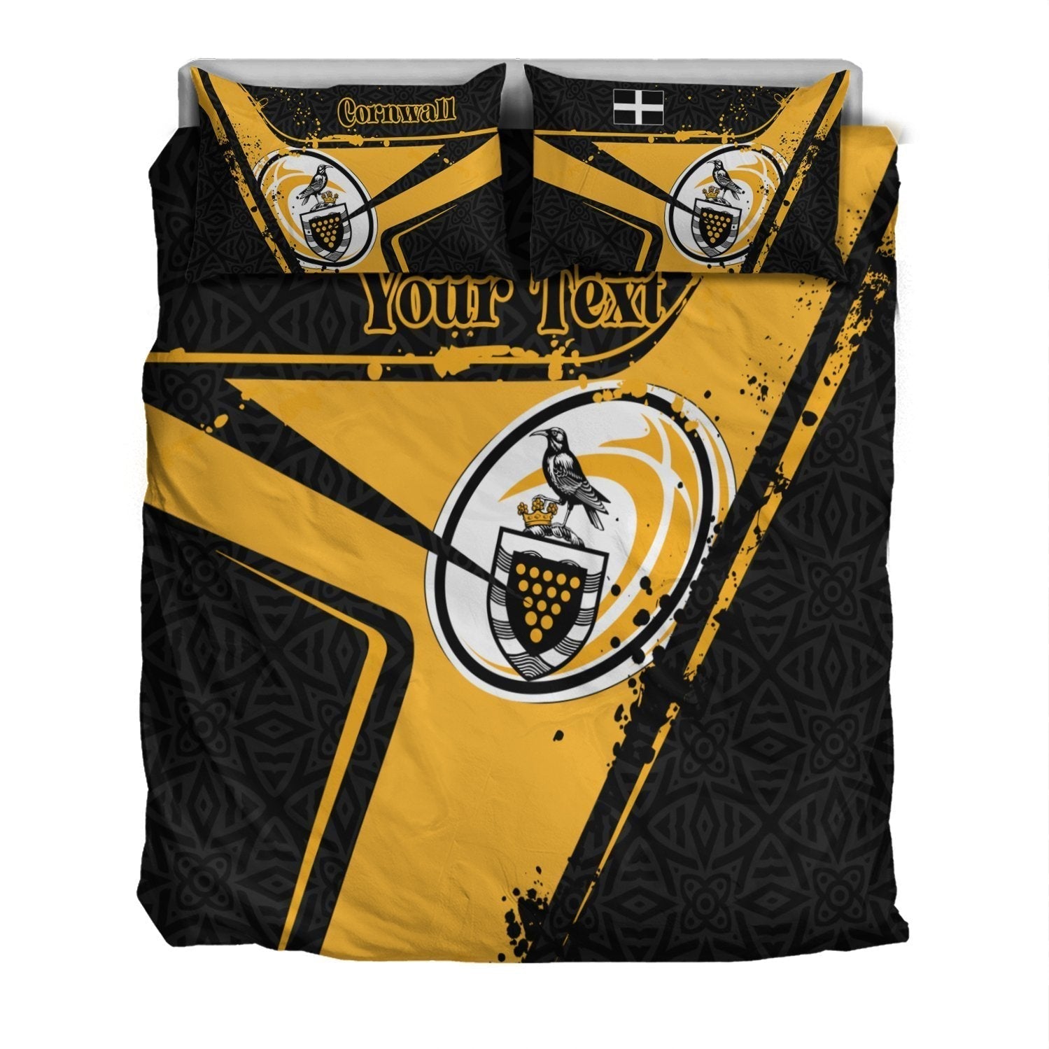 custom-text-cornwall-rugby-personalised-bedding-set-cornish-rugby