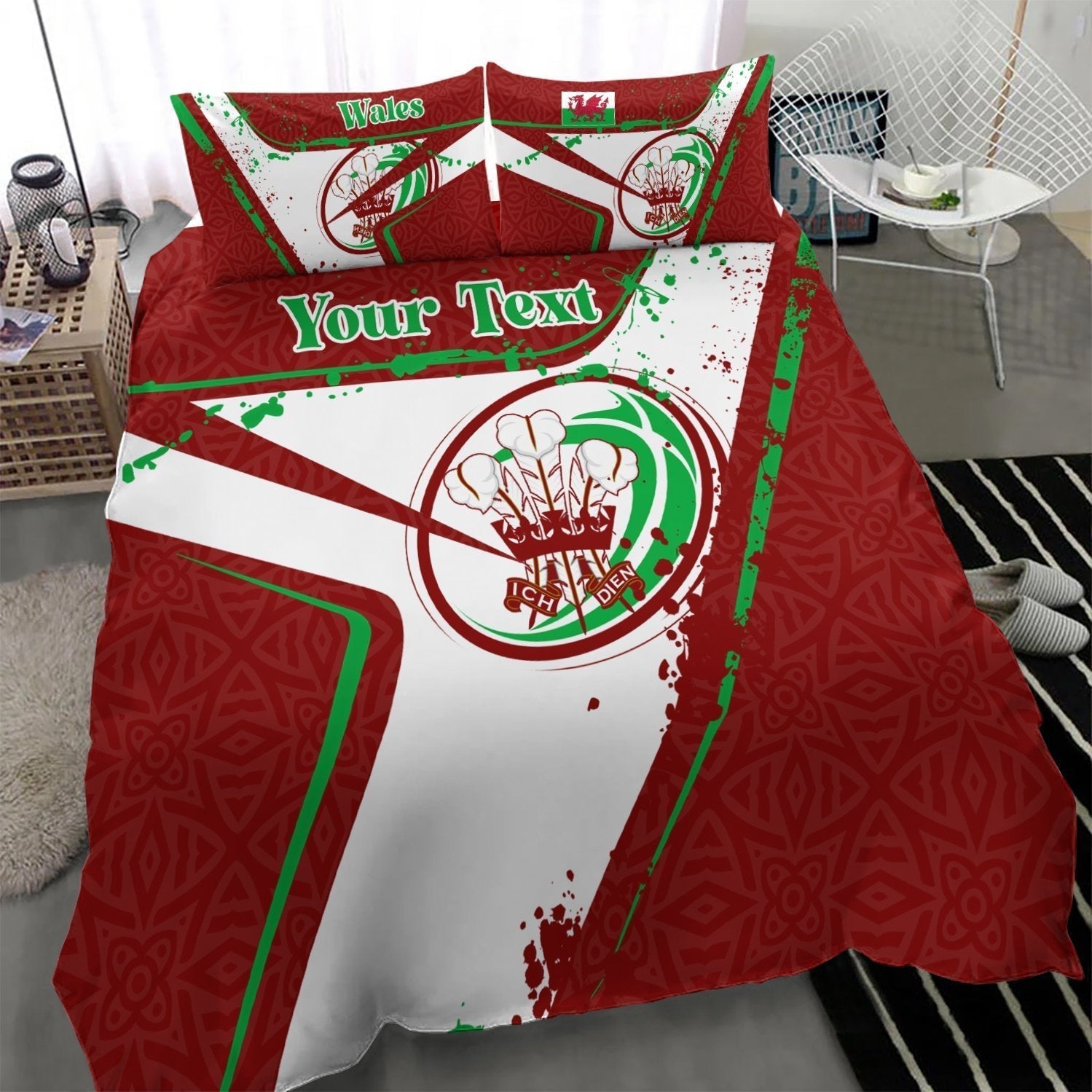 custom-text-wales-rugby-personalised-bedding-set-welsh-rugby