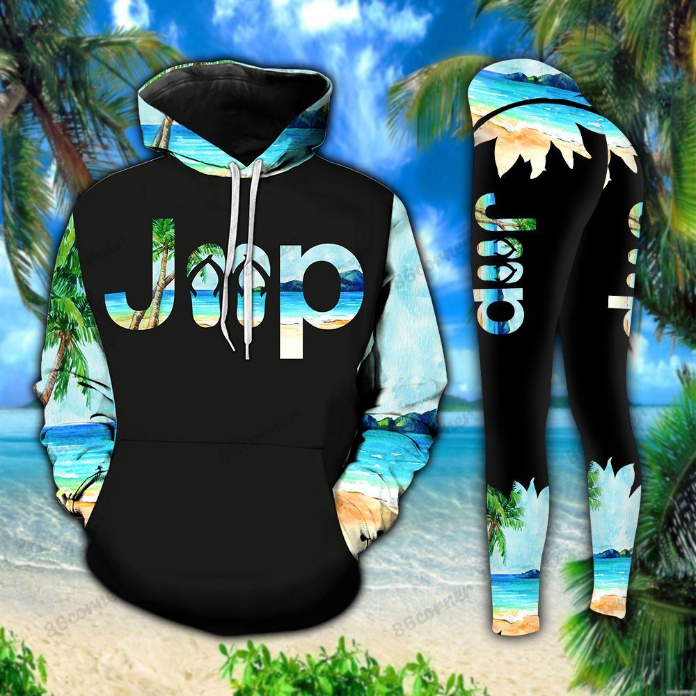 jeep-girl-flip-flops-beach-legging-and-hoodie-set