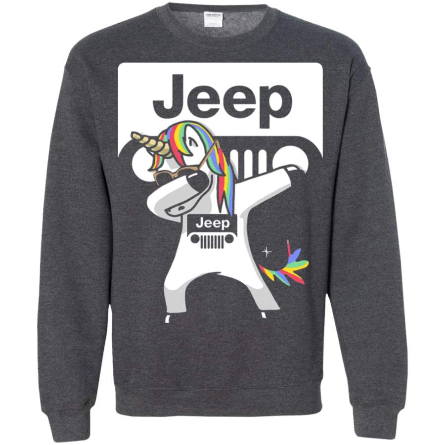 agr-car-i-flippin-love-jeep-dabbing-hip-hop-unicorn-sweatshirt