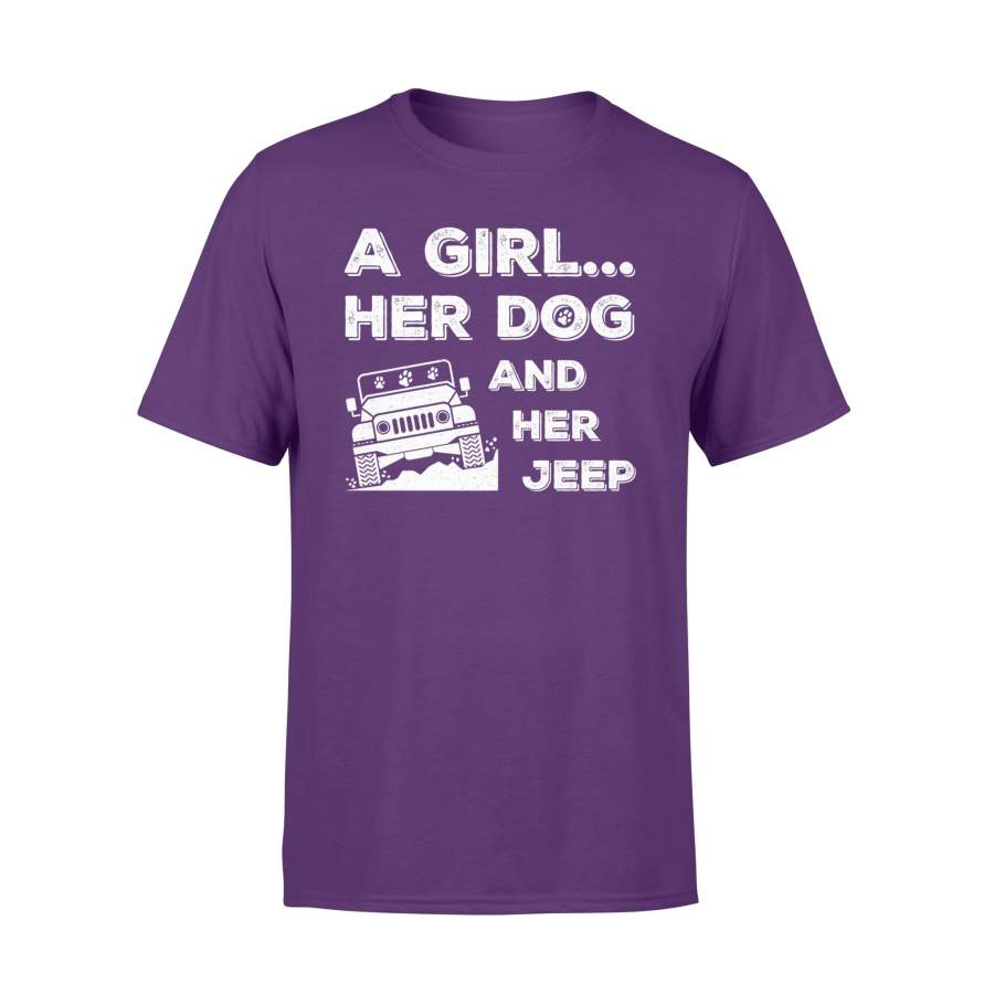 a-girl-her-dog-and-her-jeeps-off-road-retro-vintage-gift-premium-t-shirt-standard-t-shirt