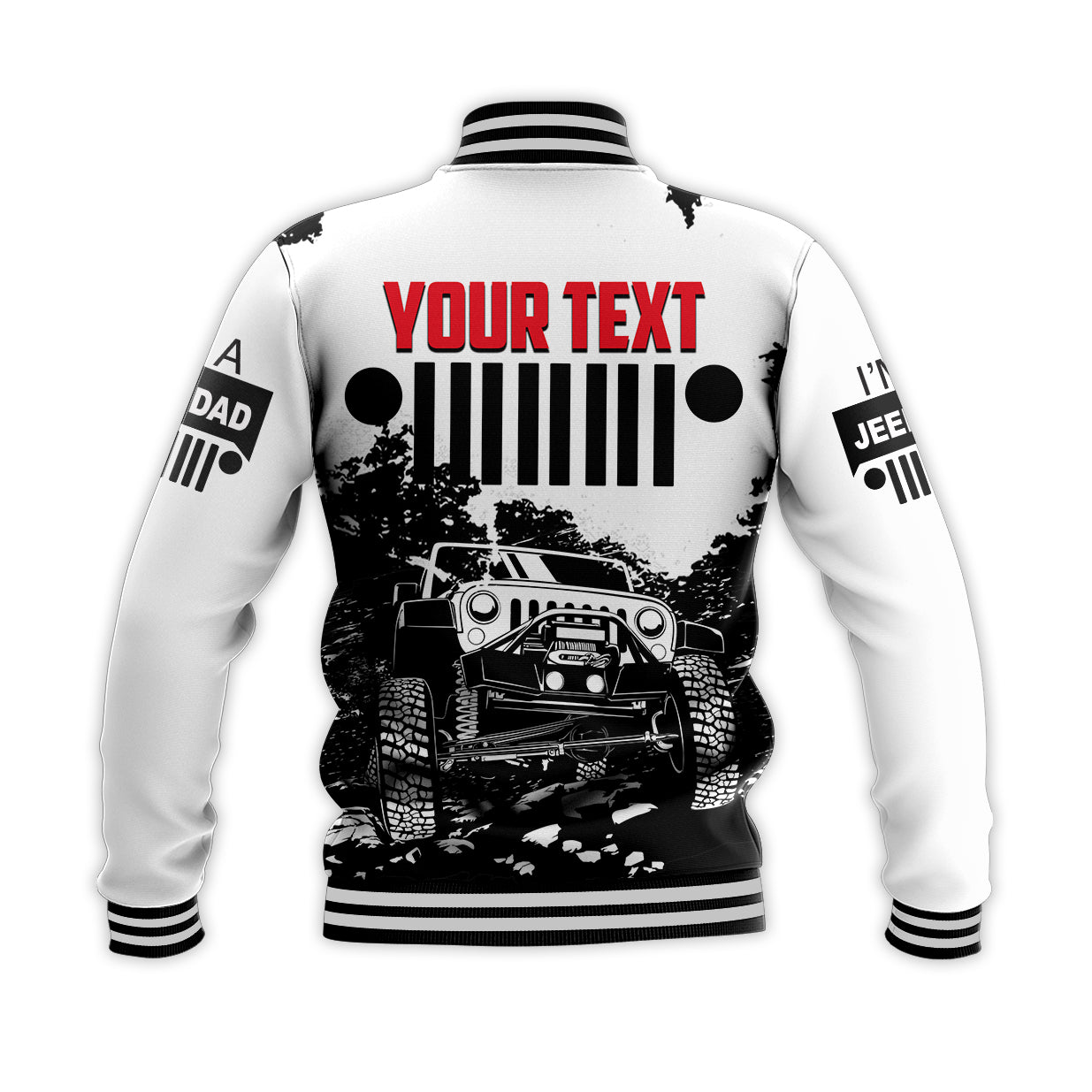 custom-personalised-father-day-baseball-jacket-jeep-dad-no3-white-style