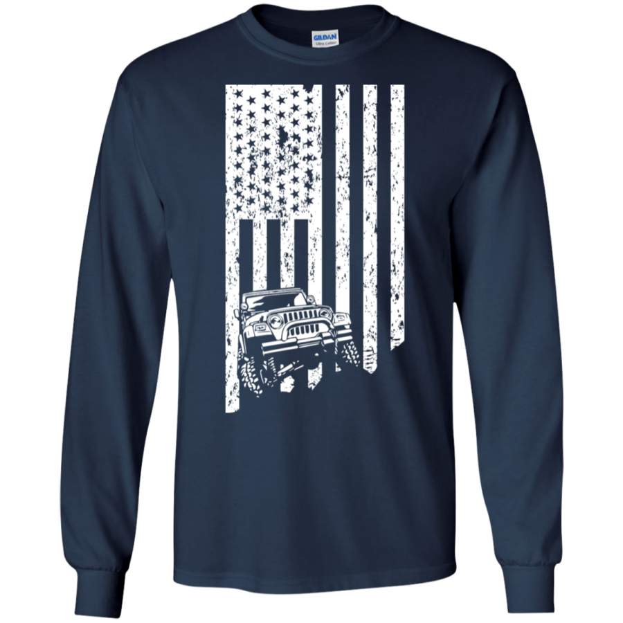 agr-jeep-american-flag-t-shirt-thrill-their-jeeps-long-sleeve-t-shirt