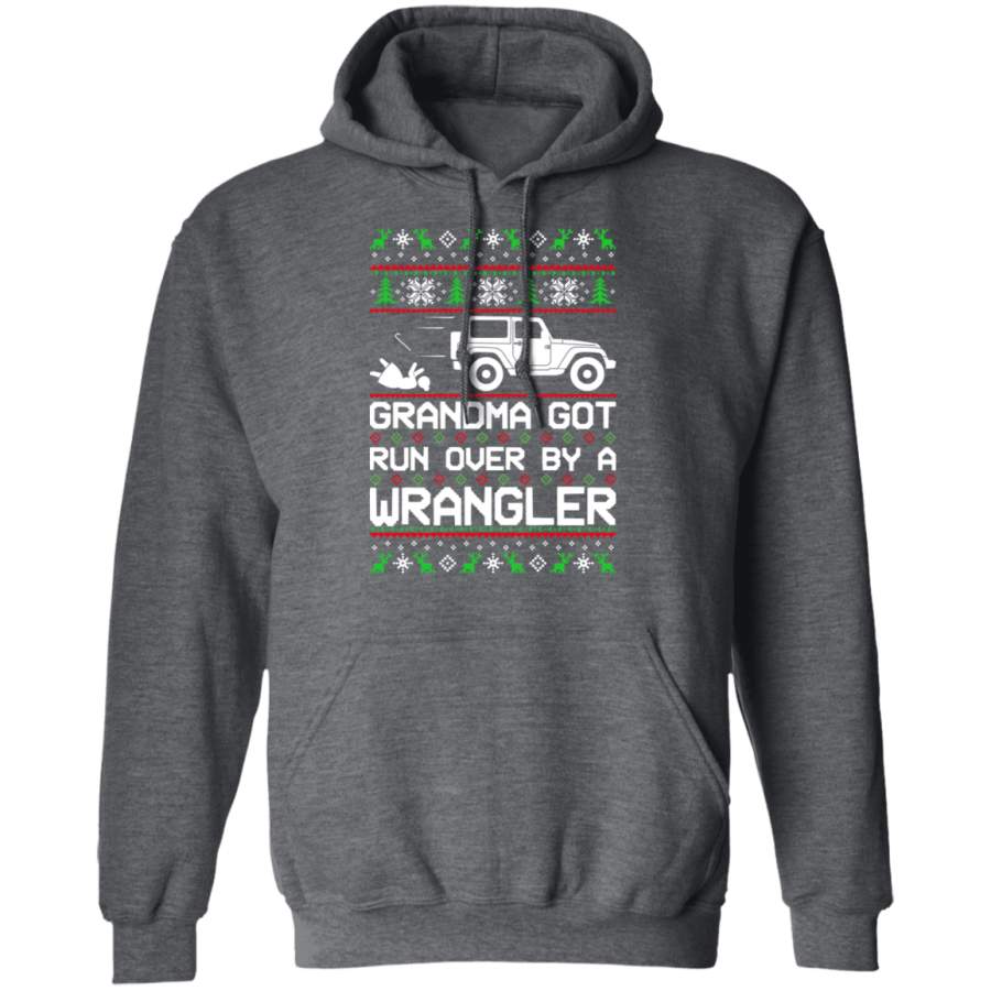 jeep-wrangler-2-door-ugly-christmas-grandma-got-run-over-pullover-hoodie