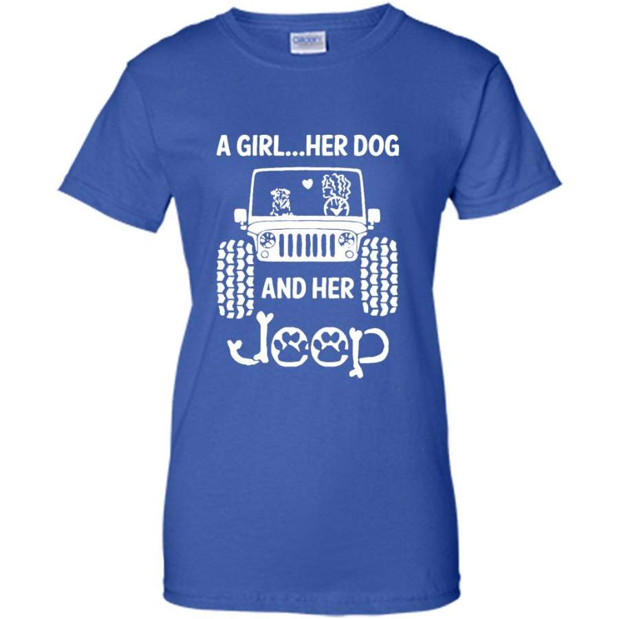 a-girl-her-dog-and-her-jeep-b-gildan-women-shirt