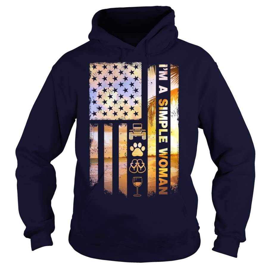 america-flag-im-a-simple-woman-i-like-jeep-dog-paw-flip-flop-and-beer-hoodie