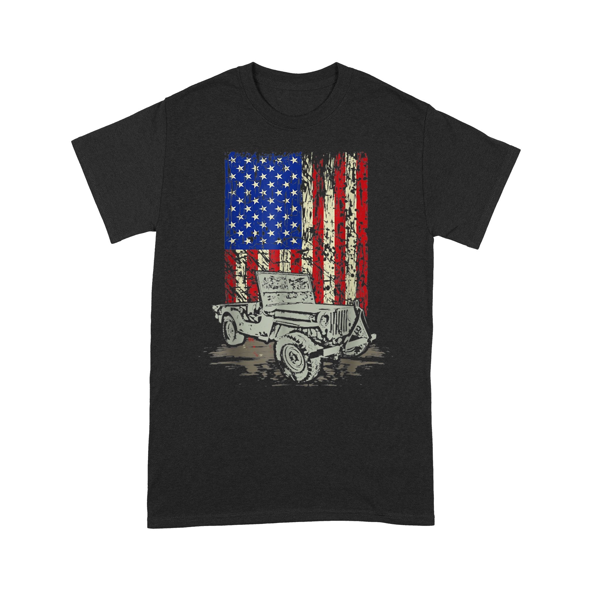 american-flag-4x4-jeep-american-flag-4th-of-july-standard-t-shirt