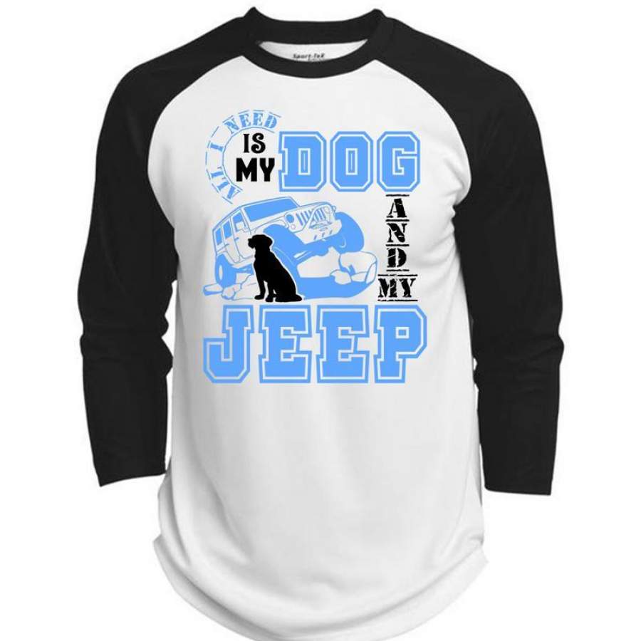 all-i-need-is-my-dog-and-my-jeep-t-shirt-i-love-jeep-t-shirt-awesome-t-shirts-polyester-game-baseball-jersey