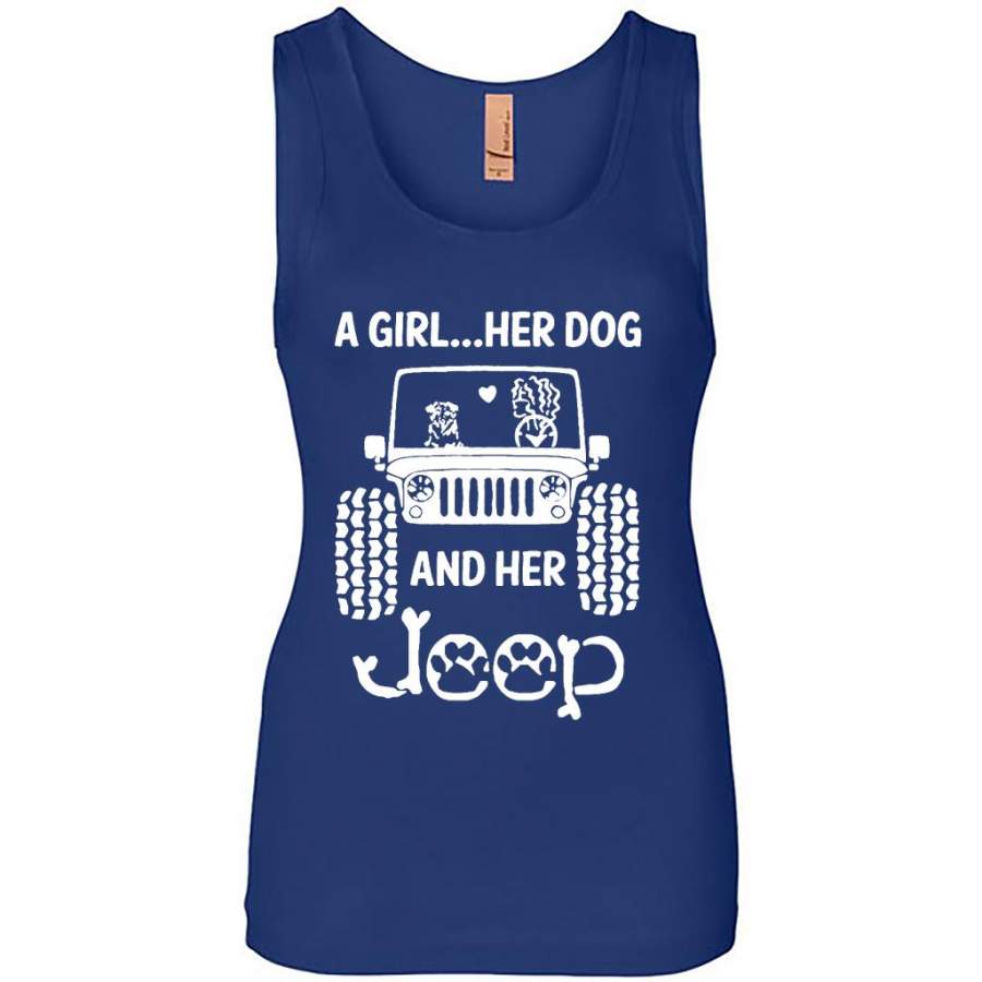 a-girl-her-dog-and-her-jeep-b-womens-jersey-tank