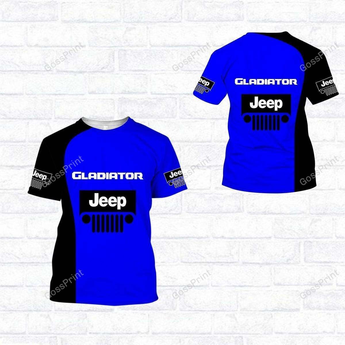 3D ALL OVER JEEP GLADIATOR SHIRT VER 6