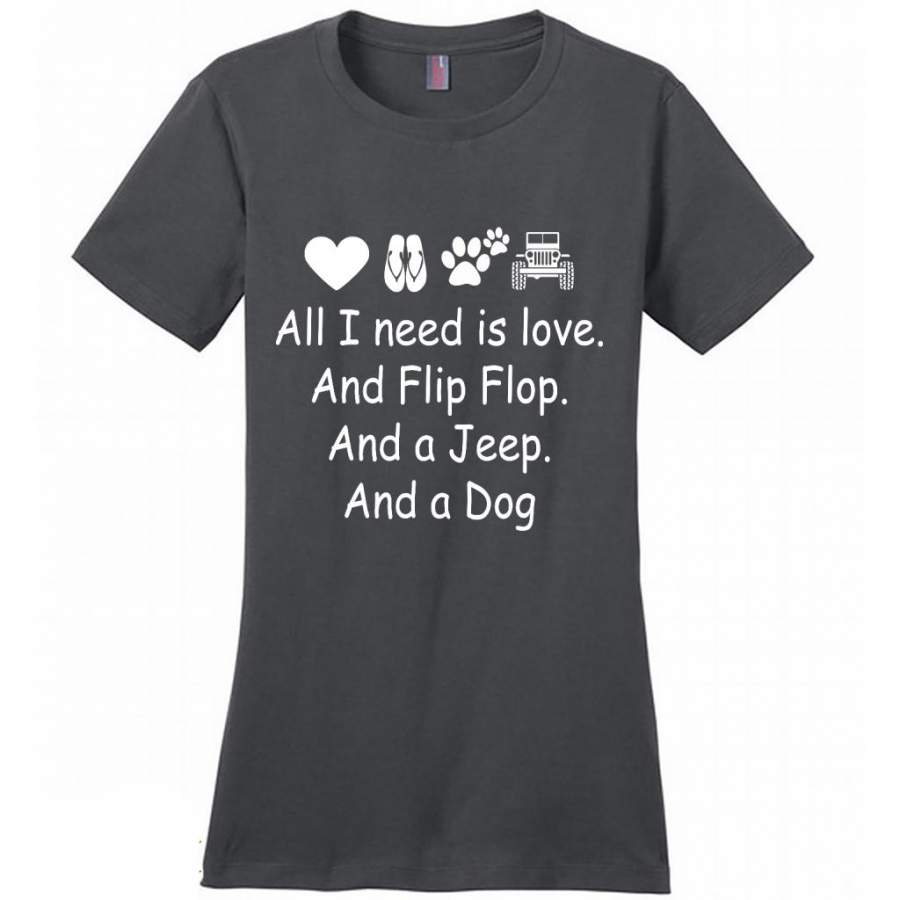 all-i-need-is-love-and-flip-flops-and-a-jeep-and-a-dog-district-made-women-shirt