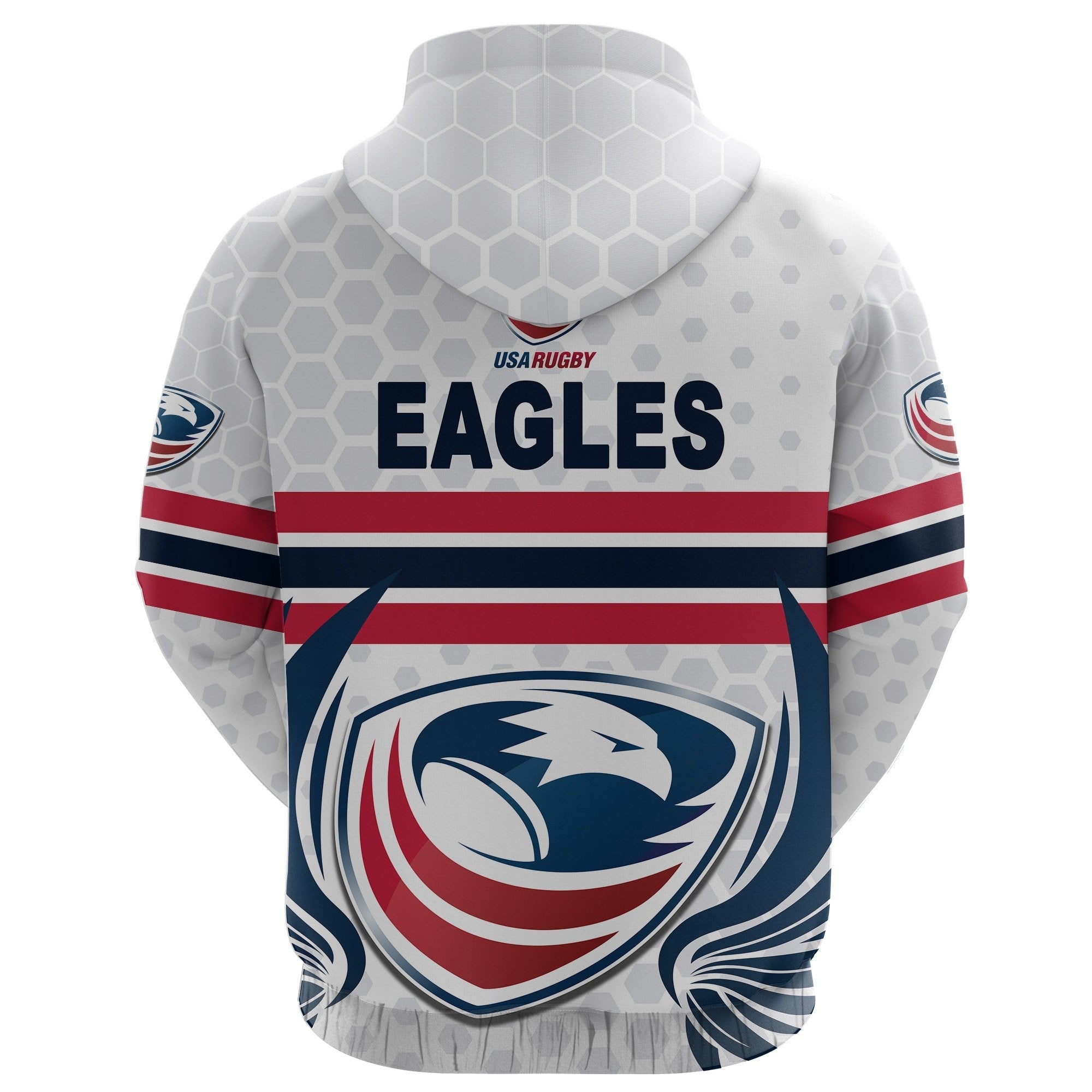 custom-personalised-usa-rugby-zip-hoodie-eagles-simple-style-white