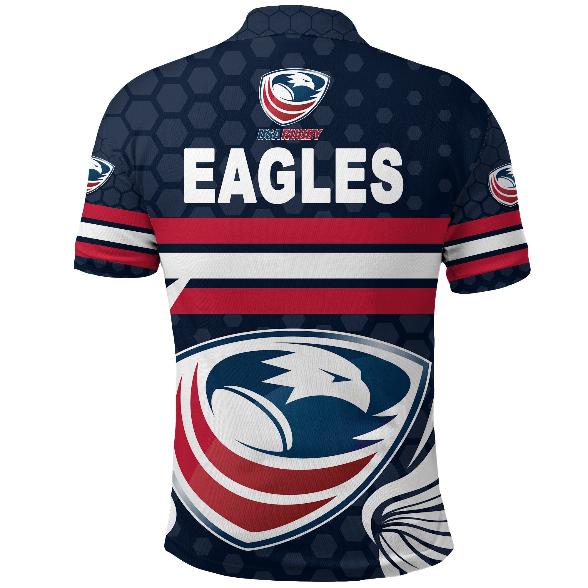 custom-personalised-usa-rugby-polo-shirt-eagles-simple-style-full-navy