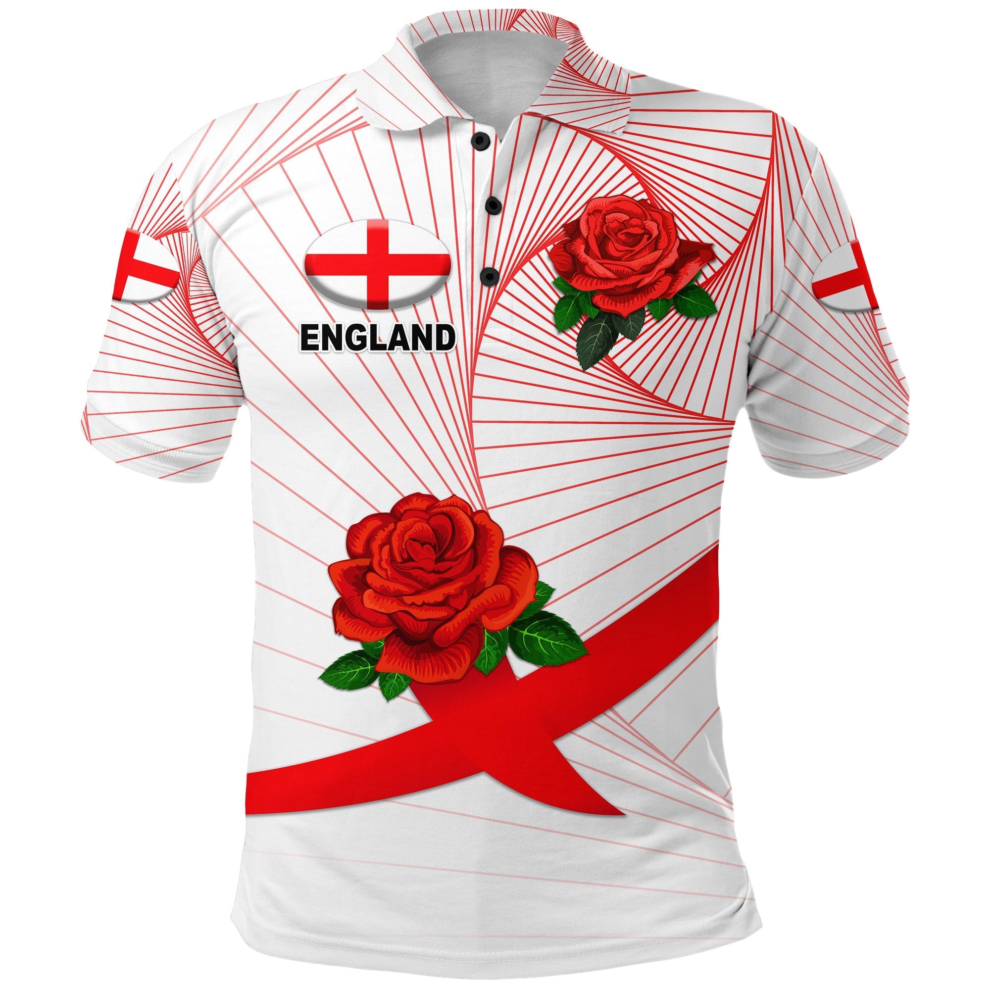 custom-personalised-england-rugby-polo-shirt-rose-simple-style-white