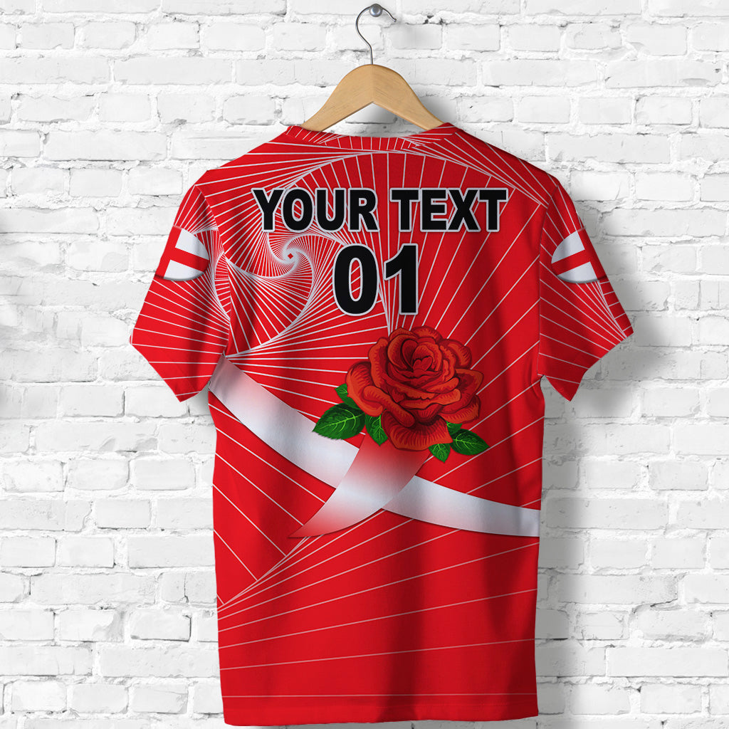 custom-personalised-england-rugby-t-shirt-rose-simple-style-red