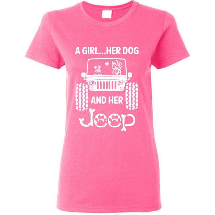 a-girl-her-dog-and-her-jeep-b-gildan-women-shirt