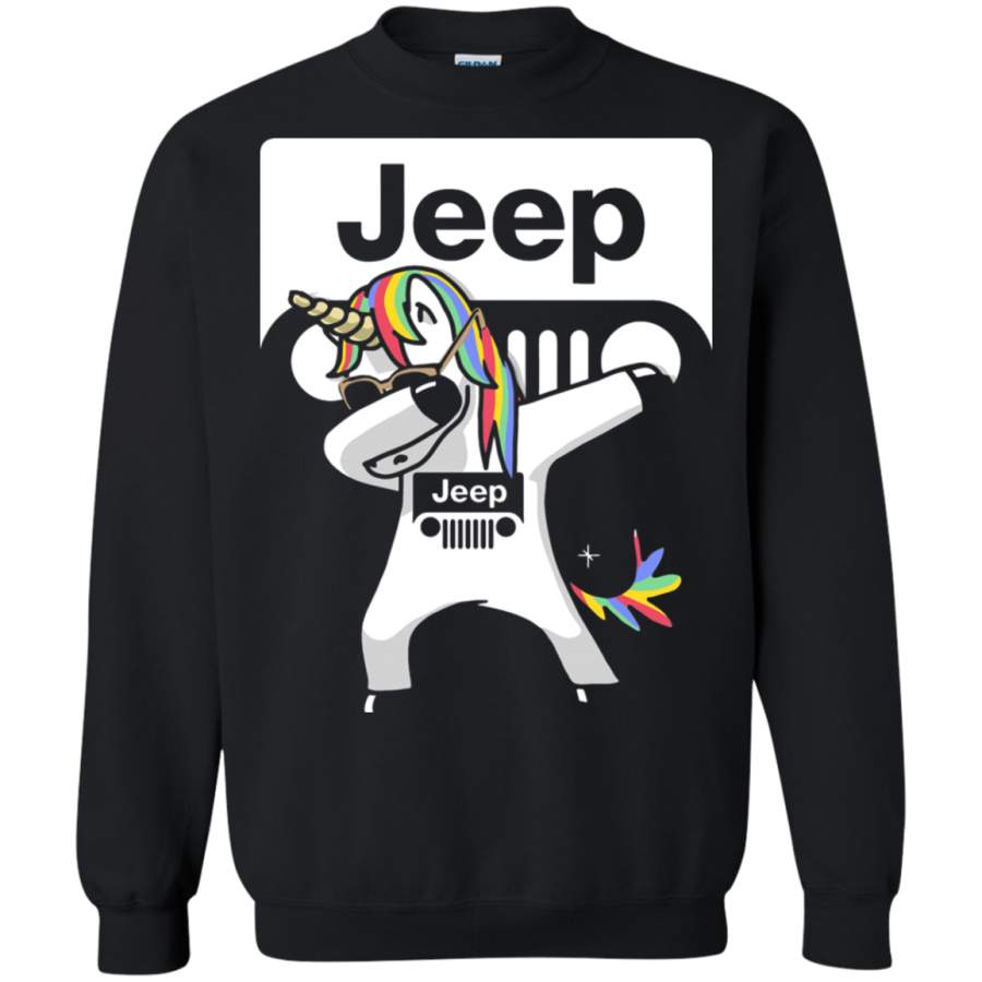 agr-car-i-flippin-love-jeep-dabbing-hip-hop-unicorn-sweatshirt