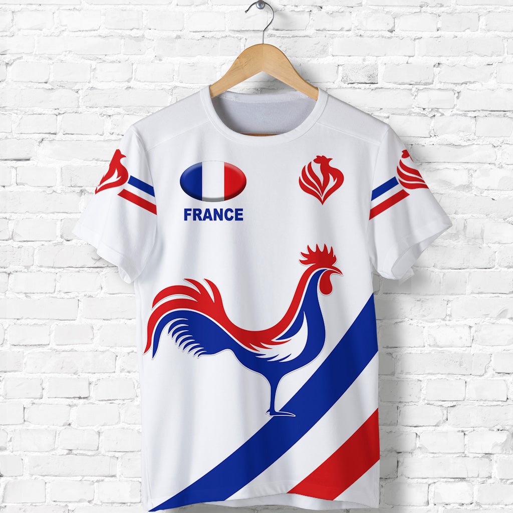 custom-personalised-france-rugby-t-shirt-rose-simple-style-white