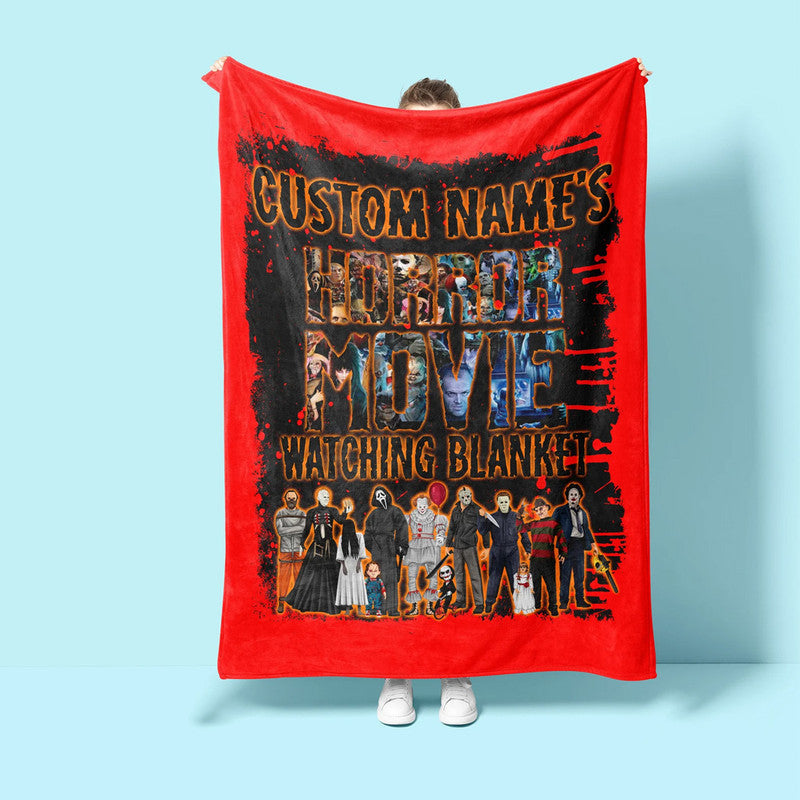 custom-personalised-halloween-premium-blanket-horror-villains-characters-no34