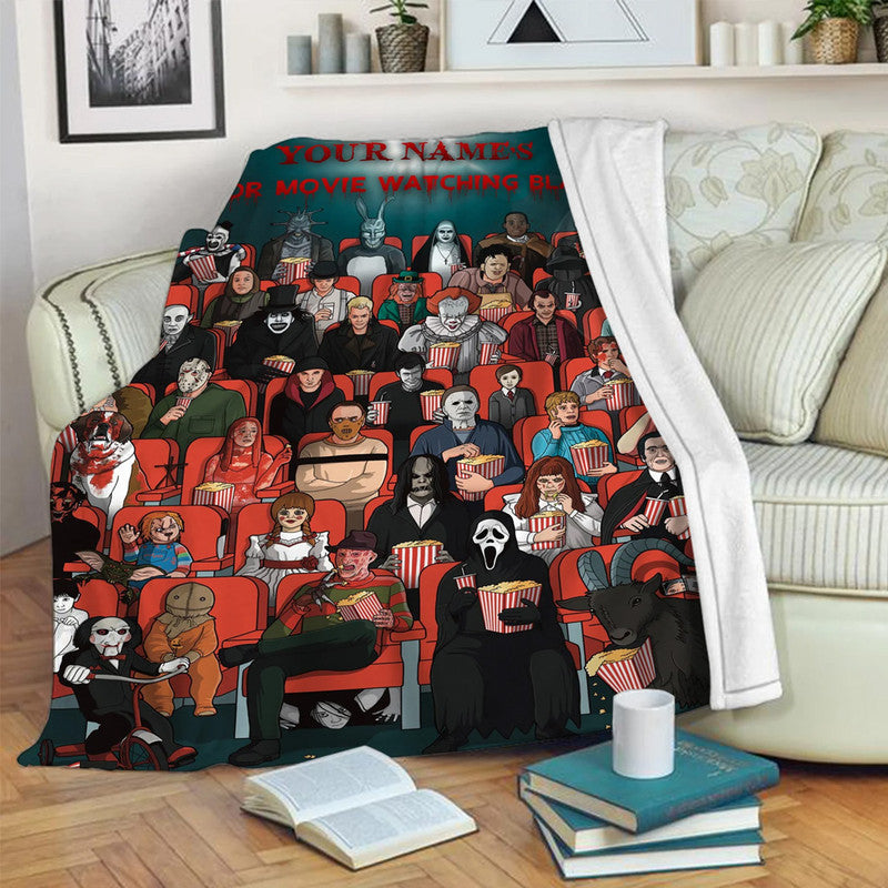 custom-personalised-halloween-premium-blanket-horror-villains-characters-no41