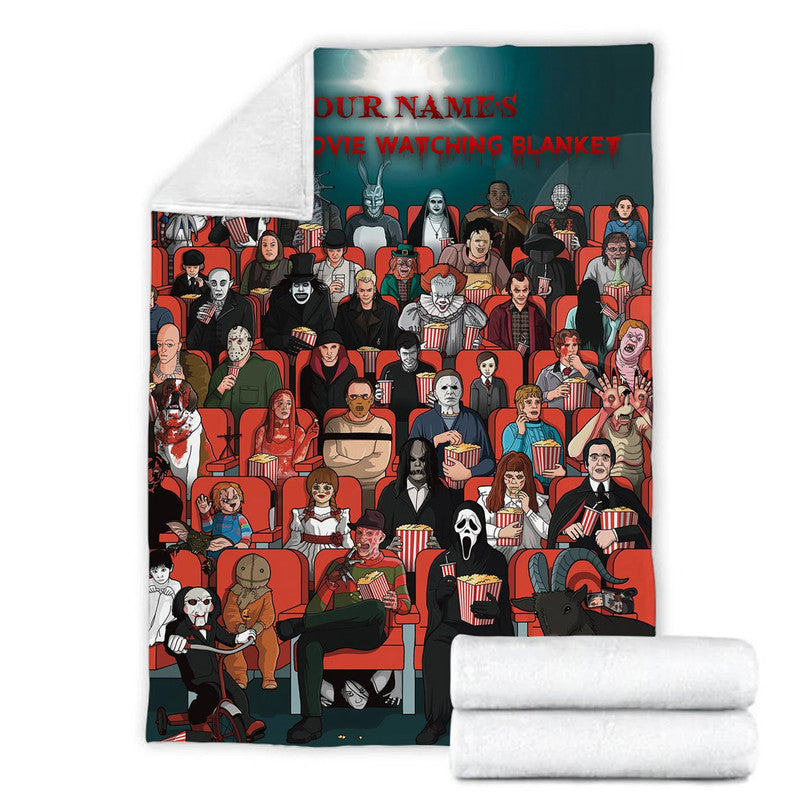 custom-personalised-halloween-premium-blanket-horror-villains-characters-no41