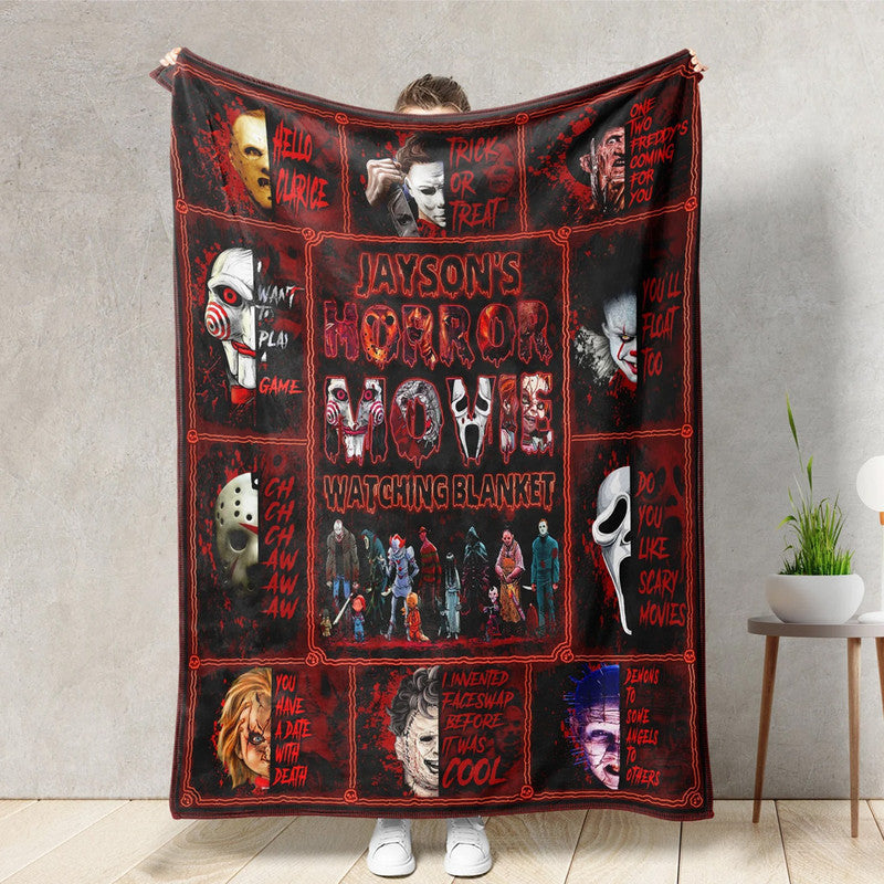 custom-personalised-halloween-premium-blanket-horror-villains-characters-no74