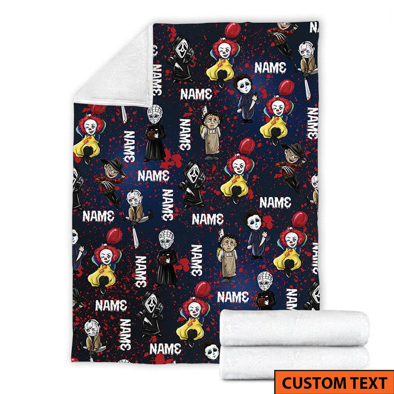 custom-personalised-halloween-premium-blanket-horror-villains-characters-no84