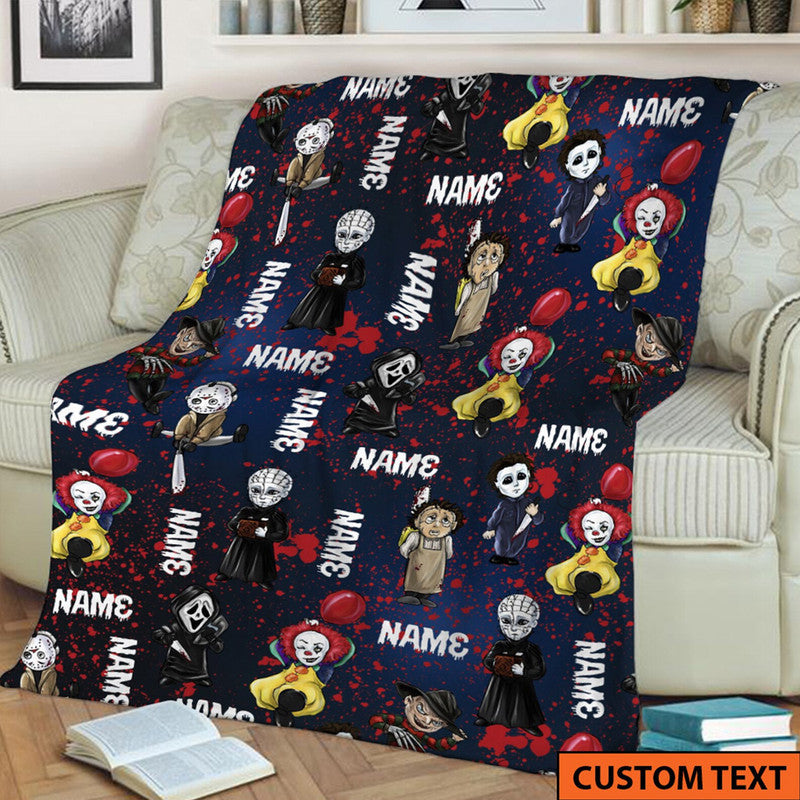 custom-personalised-halloween-premium-blanket-horror-villains-characters-no84