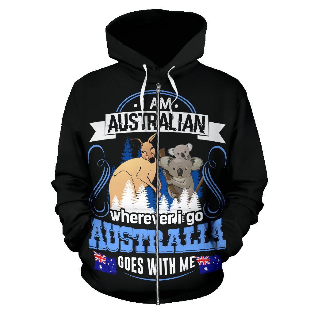 zip-up-hoodie-kangaroo-hoodie-koala-aus-flag-wherever-i-go-unisex