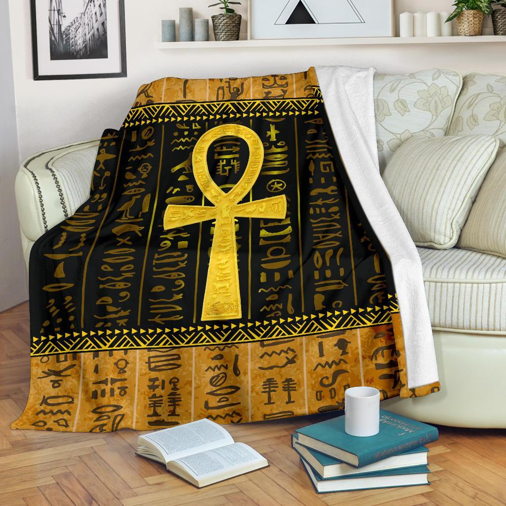 african-premium-blanket-ankh-egypt