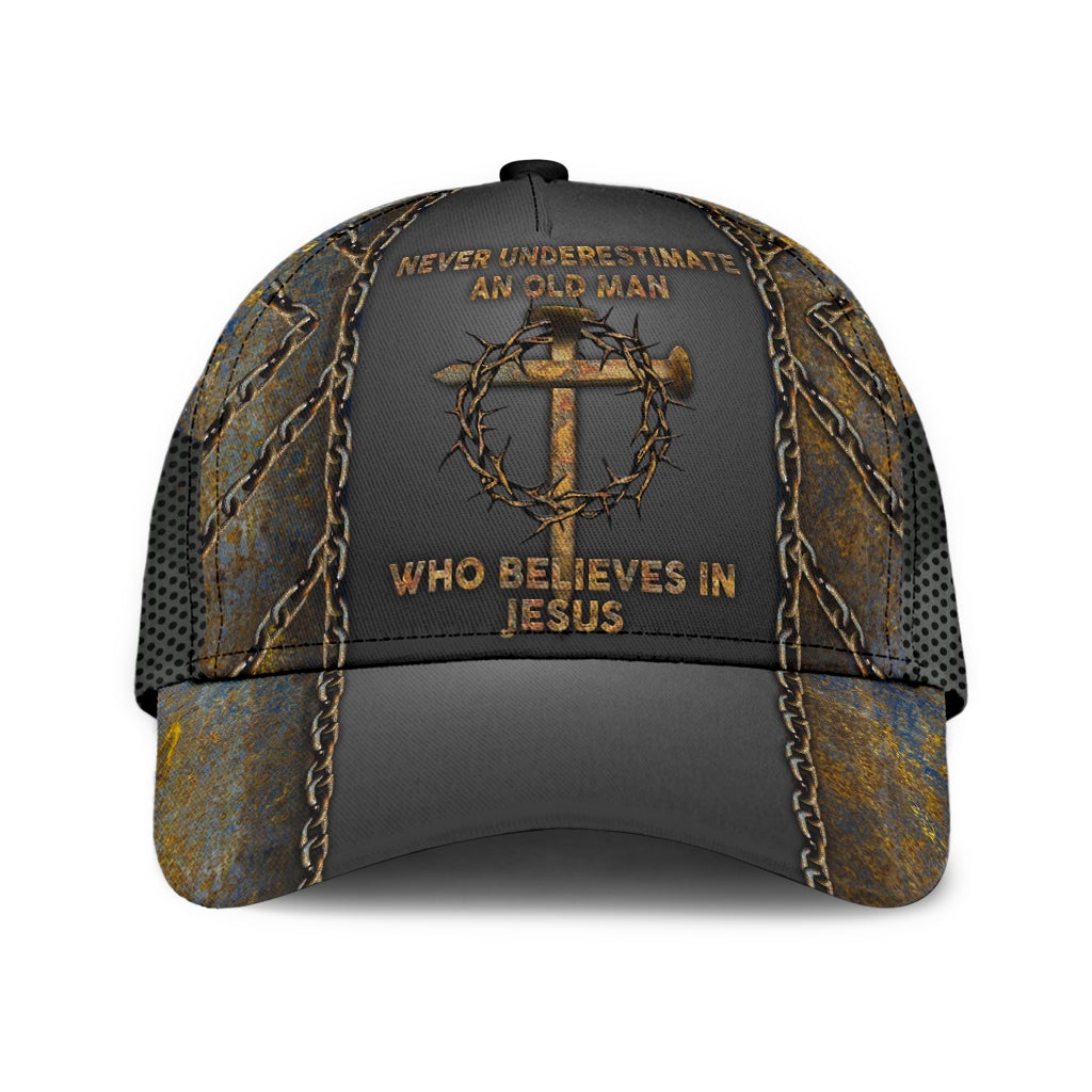 an-old-man-who-believes-in-jesus-cross-classic-cap