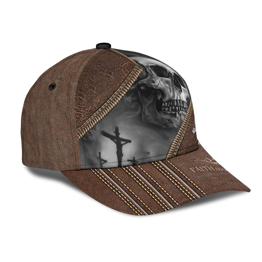 skull-faith-over-fear-classic-cap