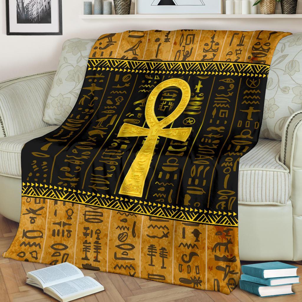 african-premium-blanket-ankh-egypt