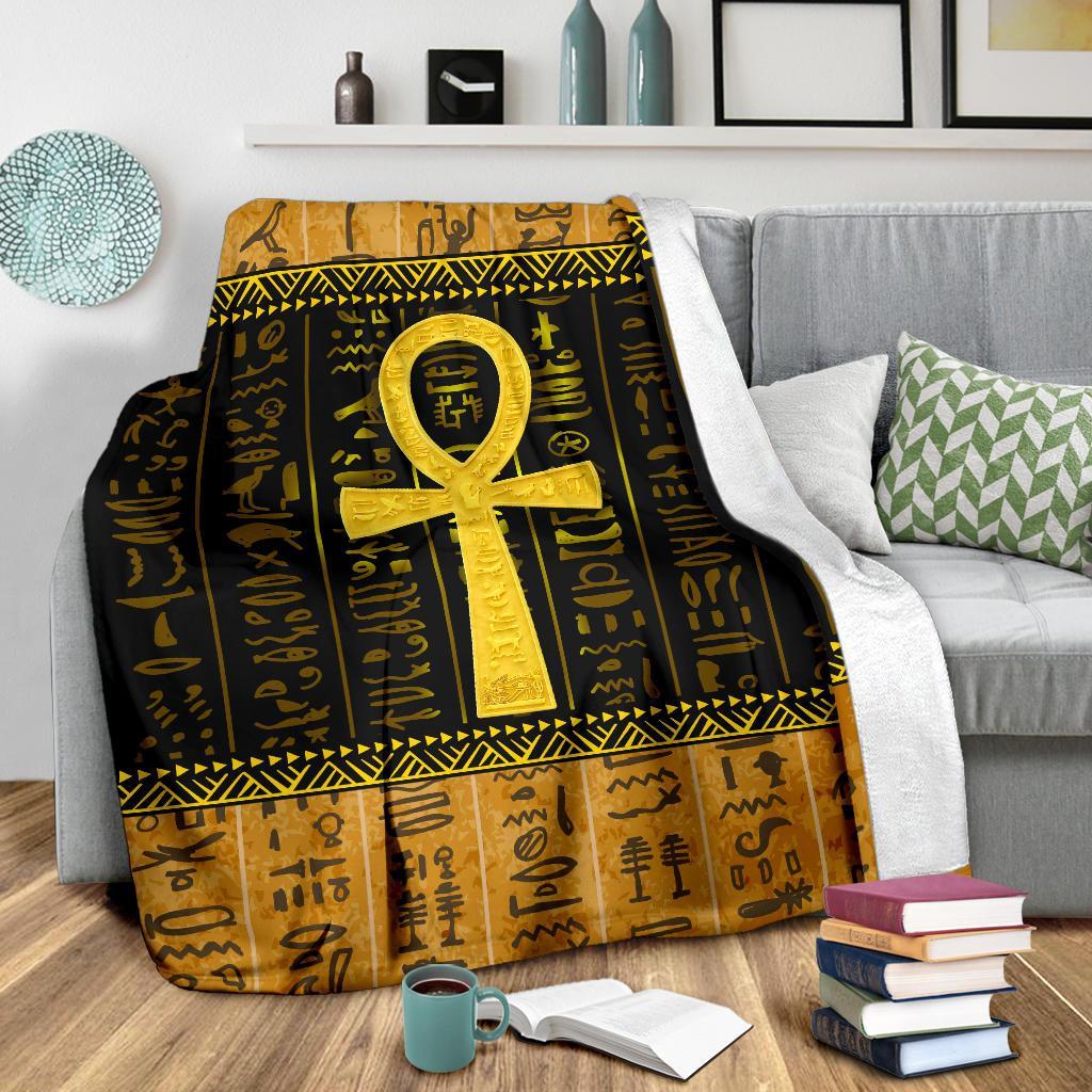 african-premium-blanket-ankh-egypt