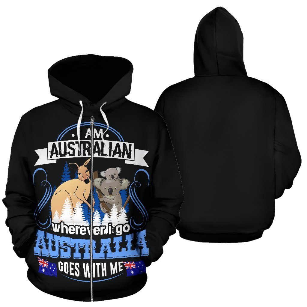 zip-up-hoodie-kangaroo-hoodie-koala-aus-flag-wherever-i-go-unisex